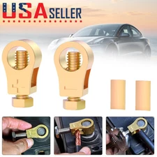 Lot Universal Pure Copper Cable Clamp Car Battery Connection Clip Terminal Wire