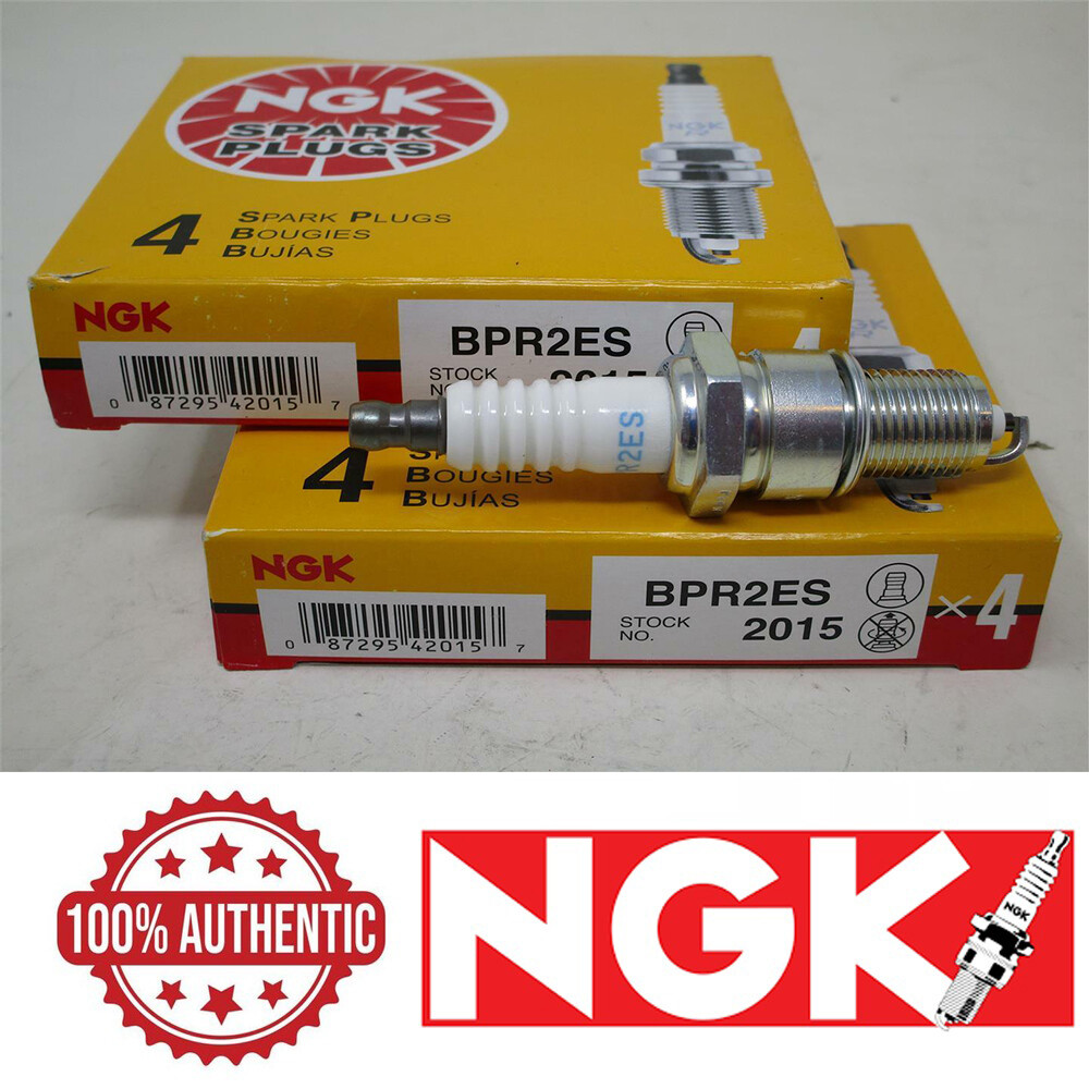 8 Genuine NGK BPR2ES 2015 Spark Plugs Standard Lawnmower