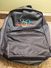 Walt Disney World Backpack Mickey Mouse Ears Embroidery New Black