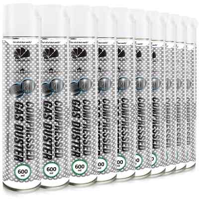 10x AABCOOLING H&O Gas Duster 600 COMPRESSED DRUCKLUFTREINIGER PC REINIGUNGSSET