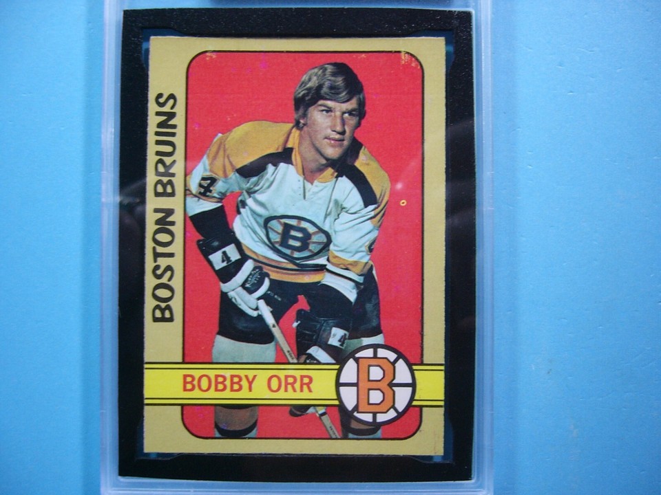 1972/73 O-PEE-CHEE NHL HOCKEY CARD #129 BOBBY ORR KSA 7 NM SHARP+ 72/73 ...