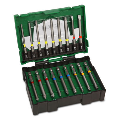 HiKOK/Hitachi Bit-Box 18-tlg. lang 40030022, 75mm (Box 2) Bitset, Bit-Box,Bitset