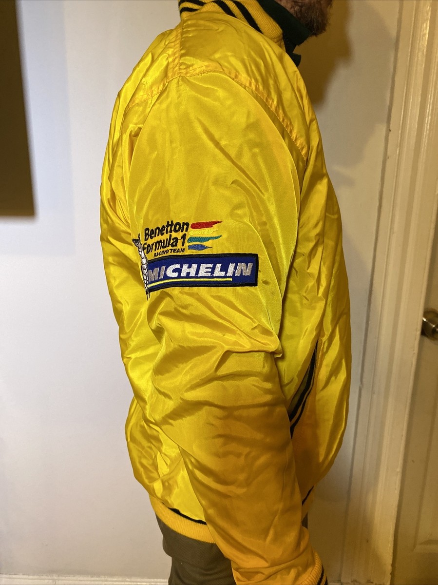 Benetton formula 1 jacket Yellow | eBay