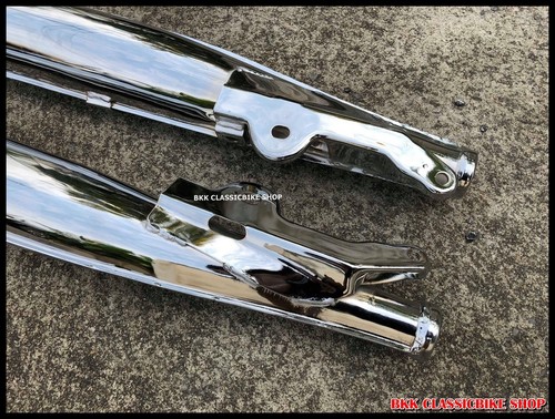 HONDA Benly 125 150 C95 CA95 C92 CA92 EXHAUST MUFFLER 1PAIR // Replica Japan - Picture 8 of 12