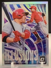 2020 Panini Donruss Optic Joey Votto Illusions Holo Prizm Silver #OI-10