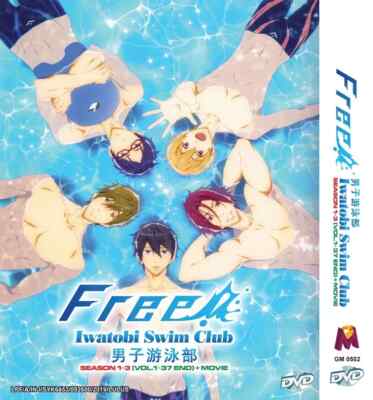 Free!Iwatobi Swim Club Season 1-3(1-37End+Movie) Anime DVD English Dub