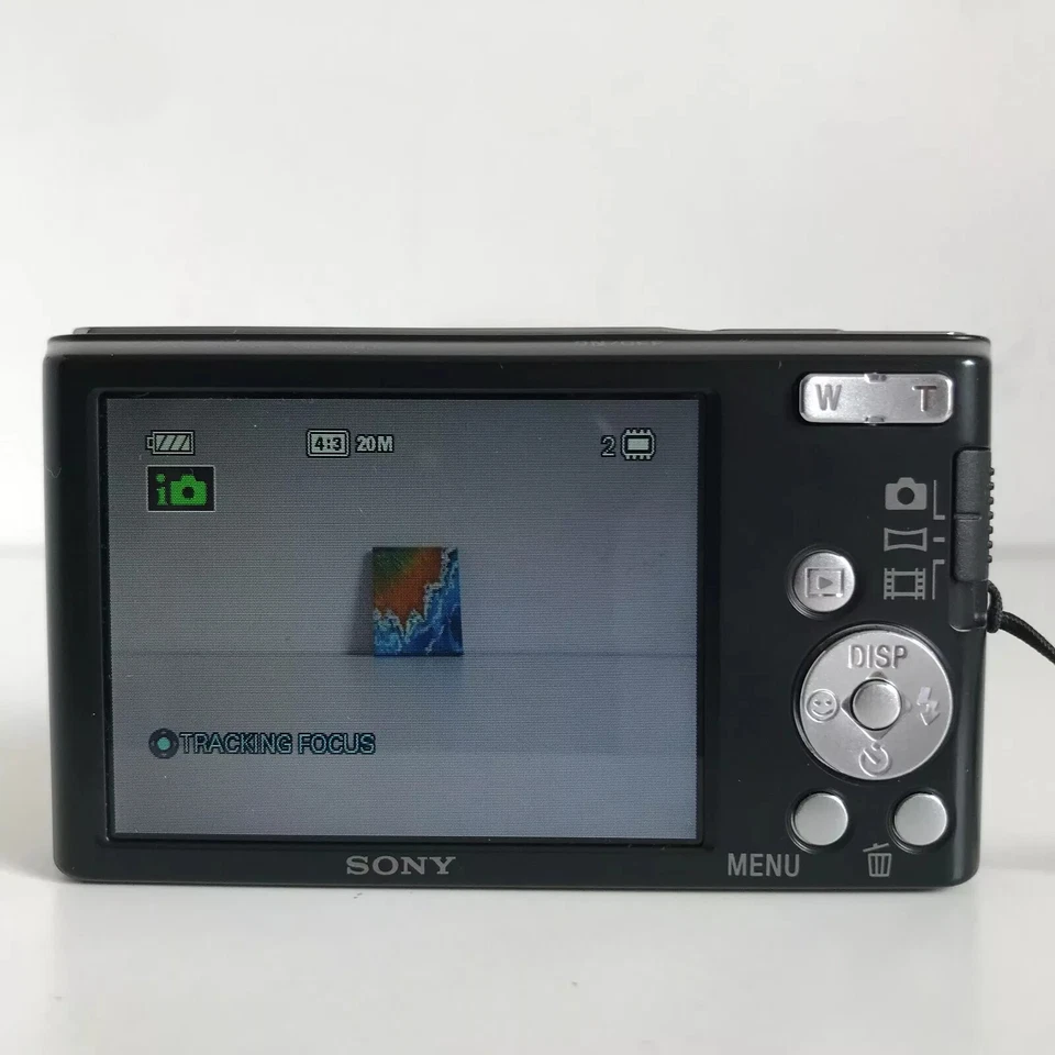 Sony DSC-W830 Cyber-Shot 20.1MP 8x zoom Digital Camera Black - Image 4 of 4