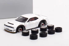 FW 1:64 White Demon SRT Challenger Muscle Sports Diecast Metal Car New Gift