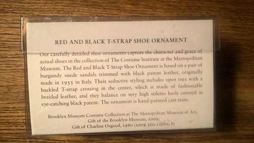 New York Met Art Museum Costume Institute Christmas Ornaments Set 7 Womens Shoes - Picture 17 of 21
