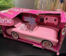 Hot Wheels Barbie Corvette Remote Control Car the Movie