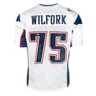 Vince Wilfork Signed New England White Football Jersey (Beckett)