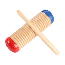 Guiro Toy Wooden Guiro Set Guiro Instrument Training Musical Tone With Safety