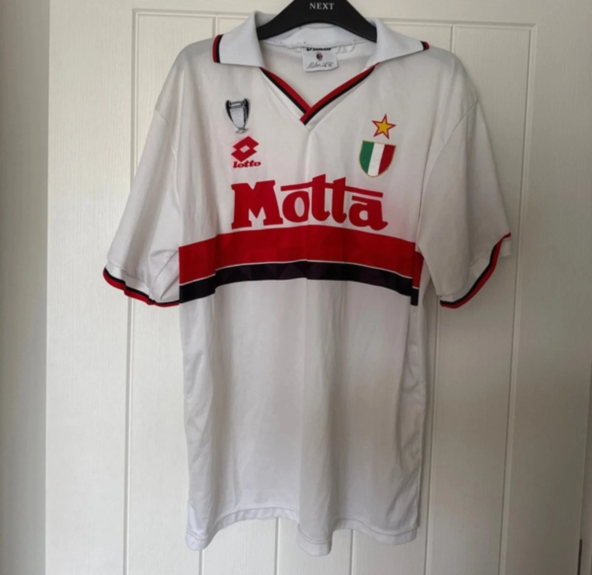 Lotto AC Milan Away Memorabilia Football Shirts (Italian Clubs 