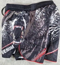 Venum Fight Team Shorts MMA  Muay Thai Fighting Training Mens Large 34/36