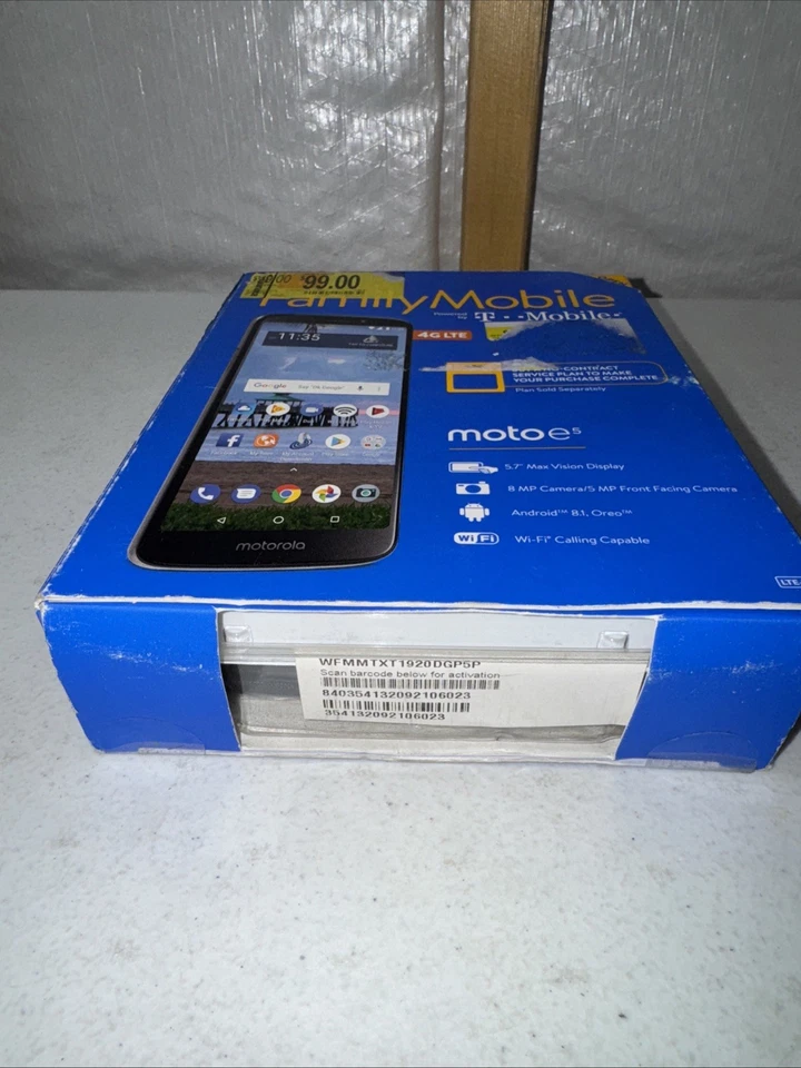 New Blue Family Mobile Moto E5 5.7 Max Display, 8 MP CAMERA - Image 2 of 4