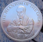 1 oz. PHANTOM OF THE OPERA #9 Vintage Horror Series BU rounds .999 fine silver