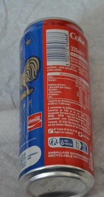 COCA COLA FRANCE 2 étoiles 1 can Gout Original 2026 - France 330 ml FR2 - Photo 1/4