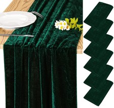 Velvet Table Runner 20 x 120 Inches 10ft Luxurious Thick Soft Velvet Christma...