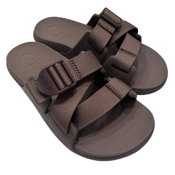 Sandalia Chaco Chillos Slide, púrpura, talla 6