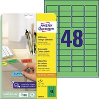 1 Bis 10X Avery Zweckform Mini-Etiketten, 45,7 X 21,2 Mm, GrüN Spare Bis Zu 39%