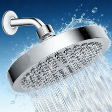 Luxury Shower Head High Pressure Rain Bathroom Chrome Showerhead Adjustable