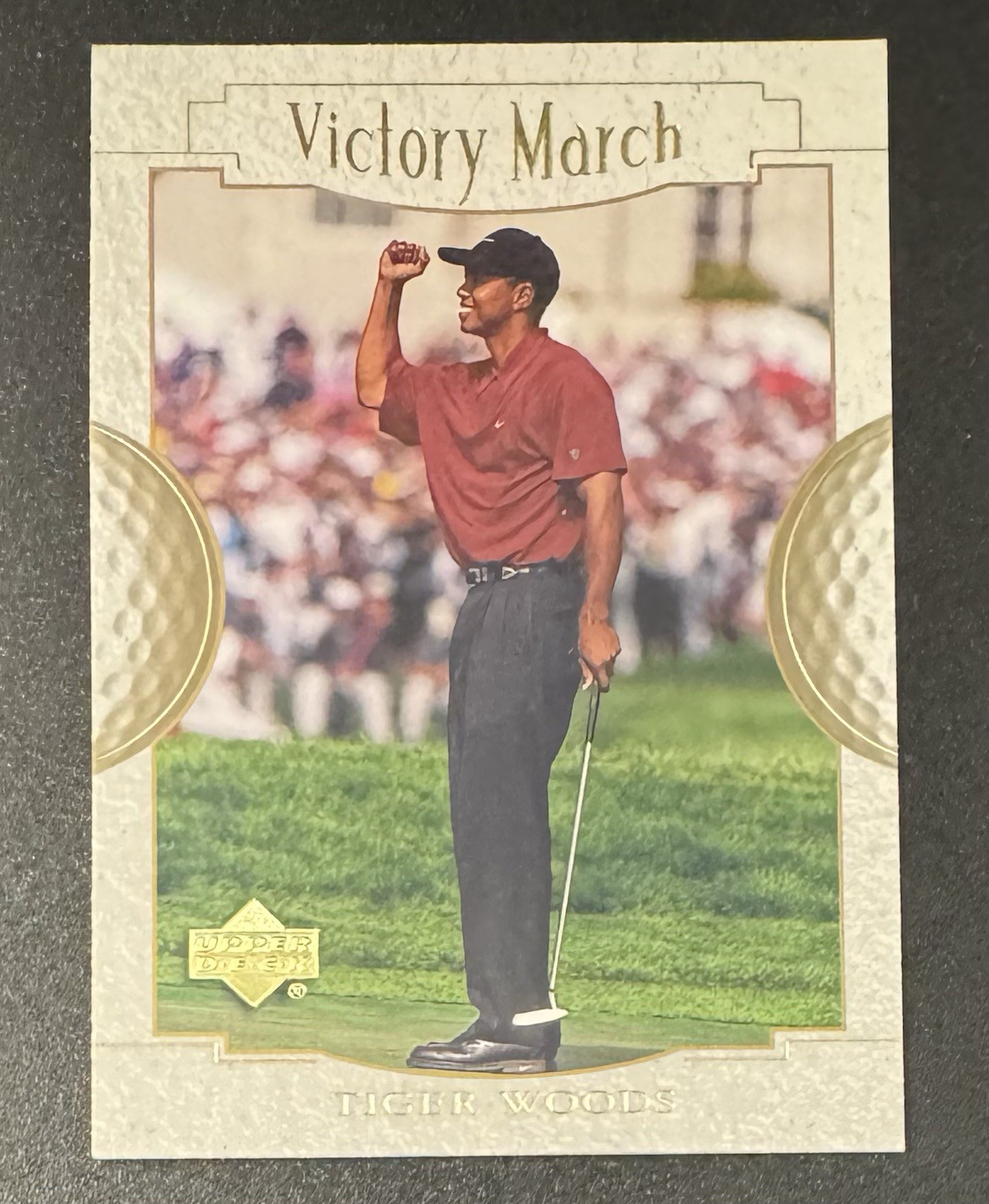 Tiger Woods 2001 Upper Deck Golf Victory Match ROOKIE #151 