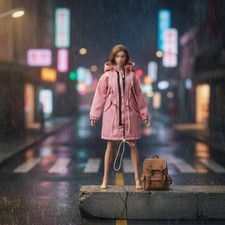 Manteau Long Coat Miniature Coupe Ample Long Coat-Coat Miniature Design