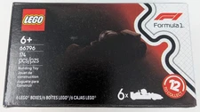NEW SEALED - LEGO F1 Collectible Race Cars 6 Pack Toy Set 66796 Mystery Box!