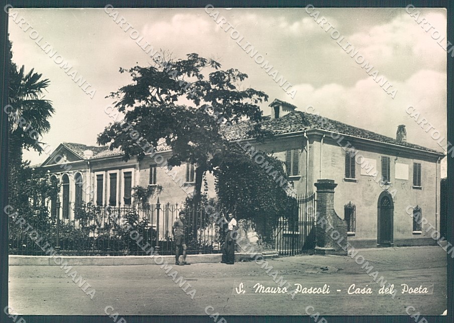 Forlì S. Mauro Pascoli Casa del Poeta Foto FG cartolina JK3545