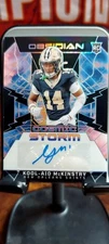 2024 Obsidian Football Kool-Aid McKinstry RC Auto Cosmic Storm #CSS-KMY 