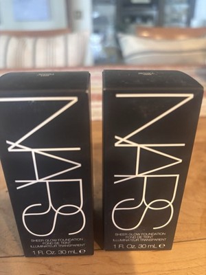 NARS Sheer Glow Foundation Fond De Teint 1oz New in Box!  2 PACK!