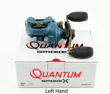 QUANTUM SMOKE X SMX101XPT 8.1:1 GEAR RATIO LEFT HAND BAITCAST REEL