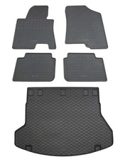 Gummi Fußmatten Kofferraumwanne für Hyundai i30 GD Kombi 2012-2017 Gummimatten
