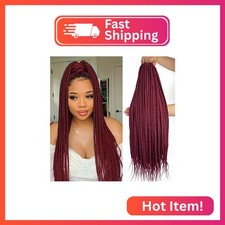 24 Inch Box Braid Crochet Hair 144 Strands Crochet Box Braids Pre Looped Box Bra
