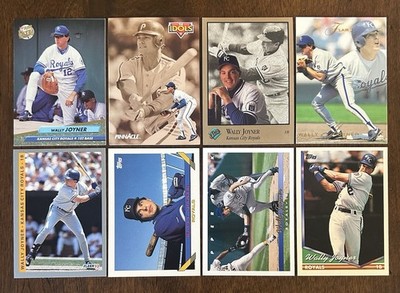 1992-1994 WALLY JOYNER (8-Card LOT) - Various Brands - Kansas City Royals - NMMT