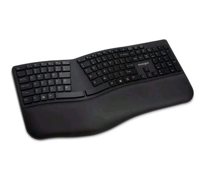 Kensington Pro Fit Ergonomic Wireless Keyboard, Bluetooth - Black (K75401US)