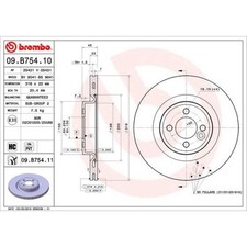 BREMBO 2x Bremsscheibe vorne Ø316 mm Innenbelüftet für MINI Mini Cabriolet R57