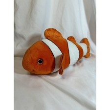 Aurora Destination Nation Orange CLOWN FISH Plush Stuffed Animal 16"