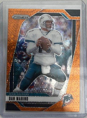 Dan Marino 2024 Panini Orange Disco Prizm Football Card #182 Miami Dolphins HOF