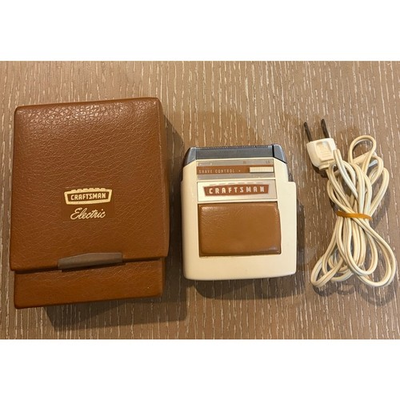 #ad Vintage Craftsman Electric Razor Shaver Original Case Tested amp; Works $12.98