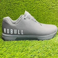 Nobull Outwork Edge Mens Size 15 Gray White Running Cross Training Shoes Sneaker