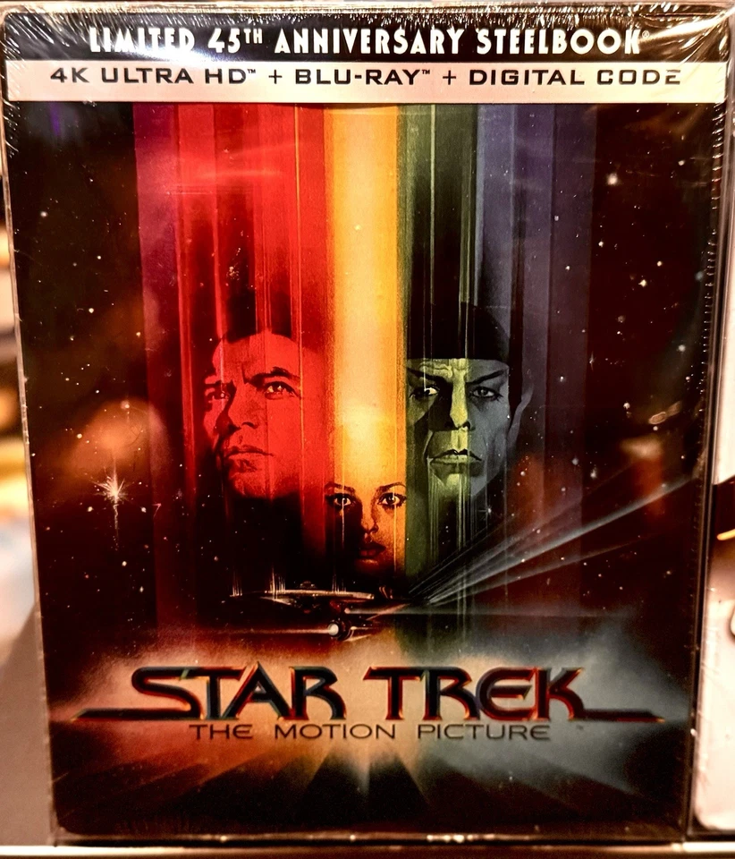 STAR TREK: THE MOTION PICTURE 4K & STAR TREK 2009 OOP Limited Ed. STEELBOOKS New Foto 2 de 4