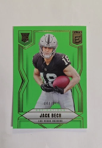 2025 Donruss Elite Football Aspirations Lime Green Jack Bech #177