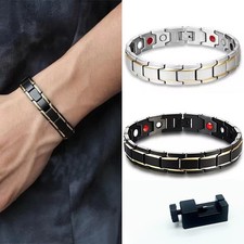 Magnetic Bracelet With Adjuster Energy Healing Therapy Pain Relief