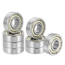 8 Pack 5 x 13 x 4mm 695ZZ Deep Groove Ball Bearings, ABEC5