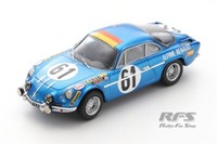 Alpine Renault A110 24H Le Mans 1968 Bourdon Nussbaumer Pouteaux 1:43 Spark 6102
