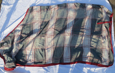 Eskadron Dralon Abschwitzdecke 155 XL grau rot bordeaux