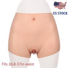US Stock Silicone Panty Hip Up Crossdresser Fake Vagina Underwear Transgender