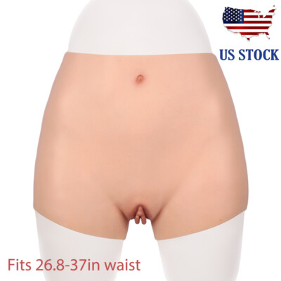 Culotte En Silicone Avec Vagin Intégré Pour Travestissement - Taille Unique 3XL - Multicolore Fleuri