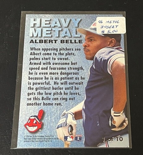 ALBERT BELLE CLEVELAND INDIANER 50/50 SLUGGER ULTRA RARE EINSTECKKARTEN SIEHE LISTE - Bild 13 von 18